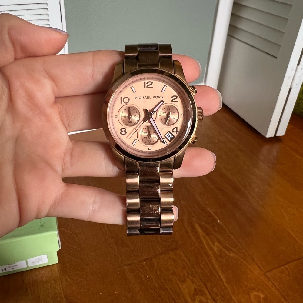 Michael Kora Rose Gold Watch